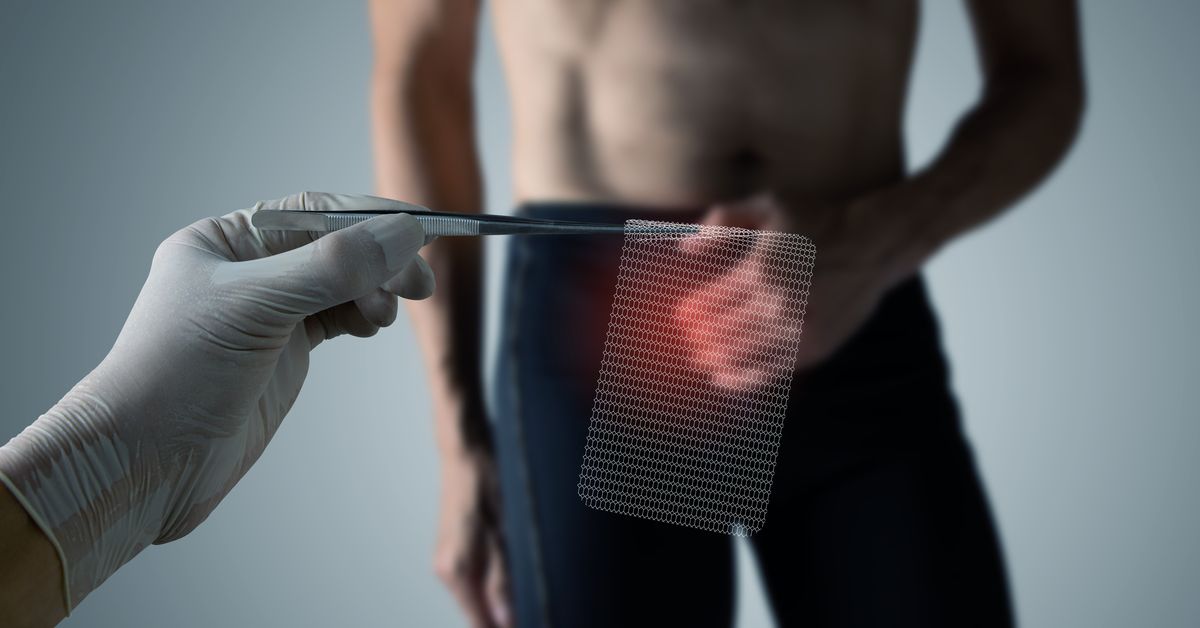 Hernia mesh repair
